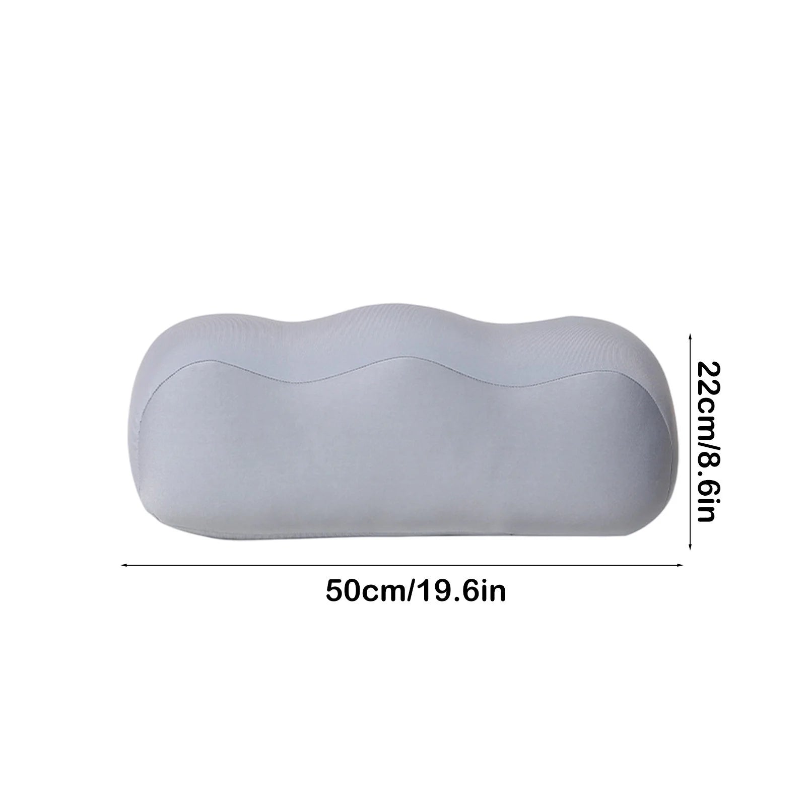 1PCS Curved Leg Cushion Pillow - for Pregnant Women, Relieves Back/Leg Fatigue -19.69X8.66X7.87In