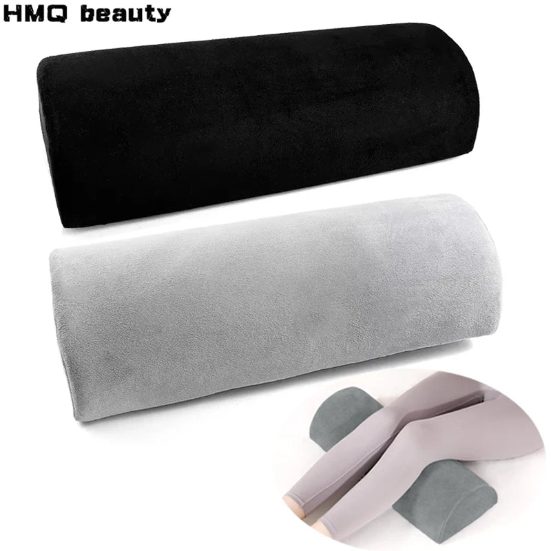 Half Moon Bolster Pillow for Legs Memory Foam Neck Support Pillow for Grafting Lashes Semi-Roll Knee Pillow Salon Beauty Supplie